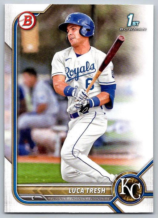 Luca Tresh 2022 Bowman Prospects # BP-136 1st Bowman Kansas City Royals - Collectible Craze America