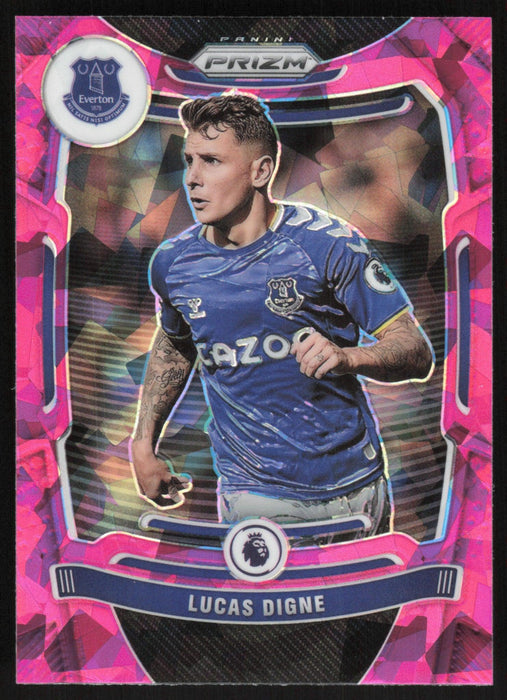 Lucas Digne 2021 Panini Prizm Premier League # 93 Pink Ice Everton - Collectible Craze America