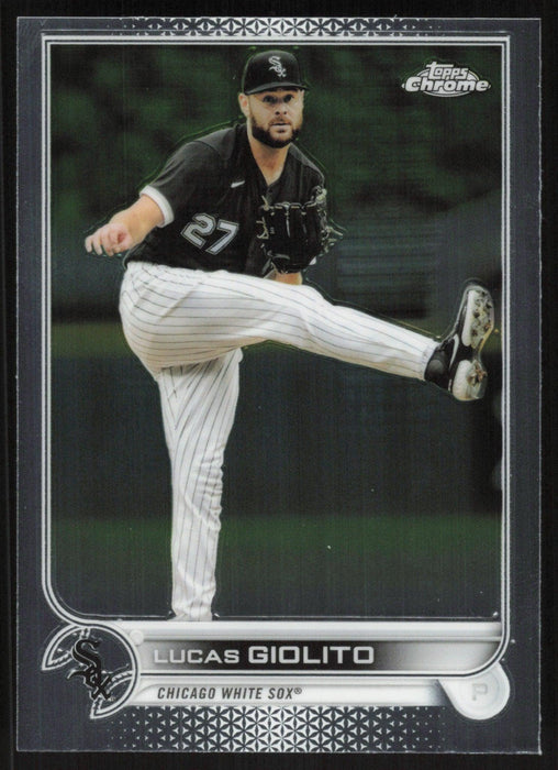 Lucas Giolito 2022 Topps Chrome Baseball # 94 Chicago White Sox Base - Collectible Craze America