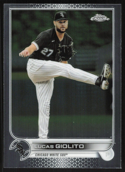 Lucas Giolito 2022 Topps Chrome Baseball # 94 Chicago White Sox Base - Collectible Craze America