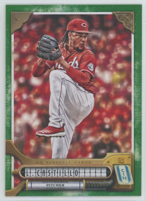 Luis Castillo 2022 Topps Gypsy Queen # 87 Green Border Cincinnati Reds - Collectible Craze America