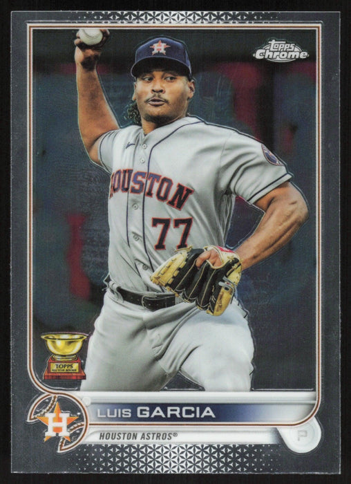 Luis Garcia 2022 Topps Chrome Baseball # 12 Houston Astros Base - Collectible Craze America