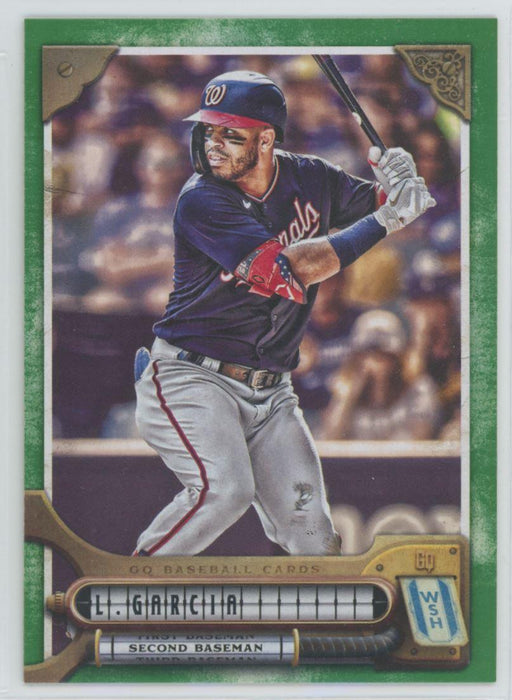 Luis Garcia 2022 Topps Gypsy Queen # 215 Green Border Washington Nationals - Collectible Craze America