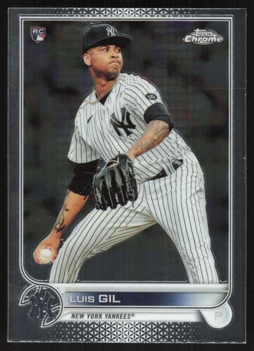 Luis Gil 2022 Topps Chrome Baseball # 202 RC New York Yankees Base - Collectible Craze America