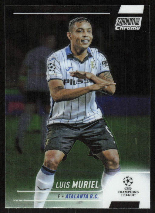 Luis Muriel 2021 Topps Stadium Club Chrome UEFA Champions League # 71 Atalanta B.C. Base - Collectible Craze America