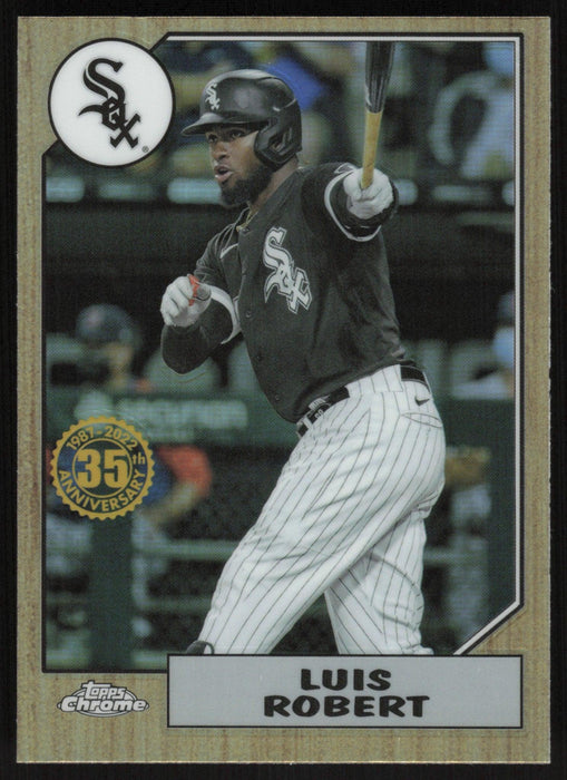 Luis Robert 2022 Topps Chrome Baseball 1987 Topps # 87BC-12 Chicago White Sox - Collectible Craze America