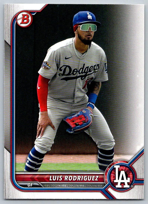 Luis Rodriguez 2022 Bowman Prospects # BP-47 Los Angeles Dodgers - Collectible Craze America