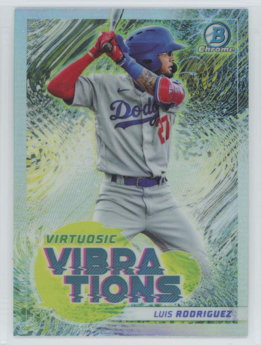 Luis Rodriguez 2022 Bowman Virtuosic Vibrations # VV-15 Insert Los Angeles Dodgers - Collectible Craze America