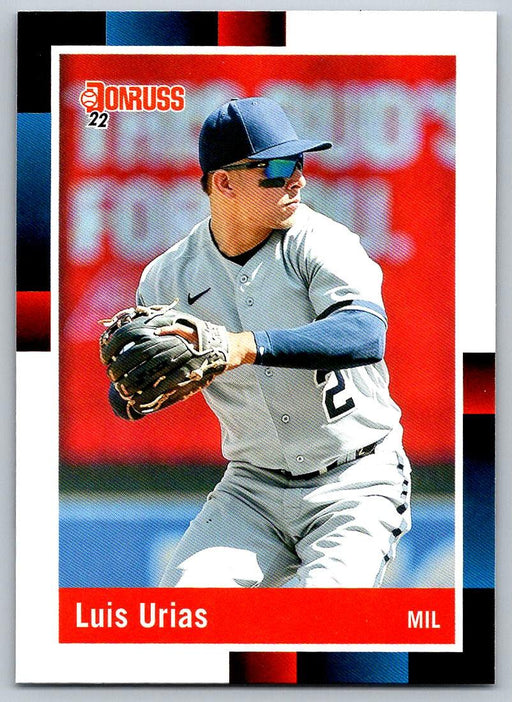 Luis Urias 2022 Donruss Baseball # 245 Milwaukee Brewers - Collectible Craze America