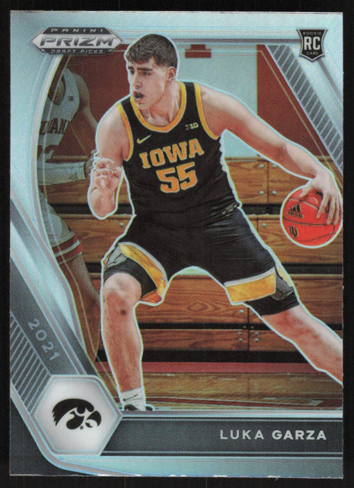 Luka Garza 2021 Panini Prizm Draft Picks # 51 RC Silver Prizm Iowa Hawkeyes - Collectible Craze America