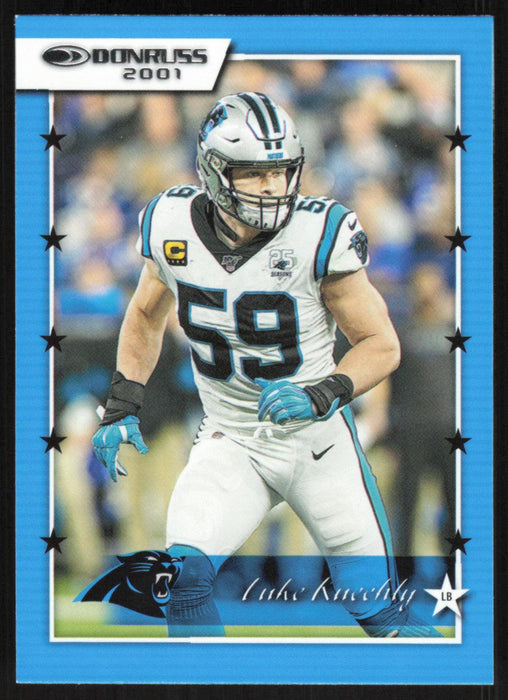 Luke Kuechly 2021 Donruss Retro 2001 # 01-3 Carolina Panthers - Collectible Craze America
