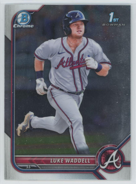 Luke Waddell 2022 Bowman Chrome Prospects # BCP-48 1st Bowman Atlanta Braves - Collectible Craze America