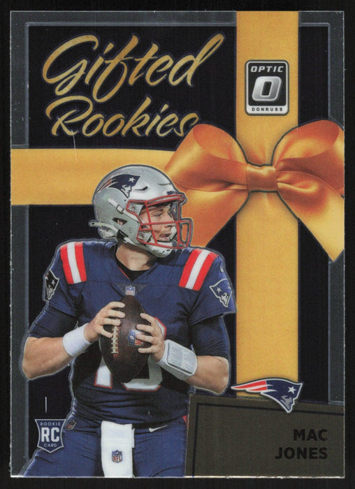 Mac Jones 2021 Donruss Optic Gifted Rookies # GR-6 RC New England Patriots - Collectible Craze America