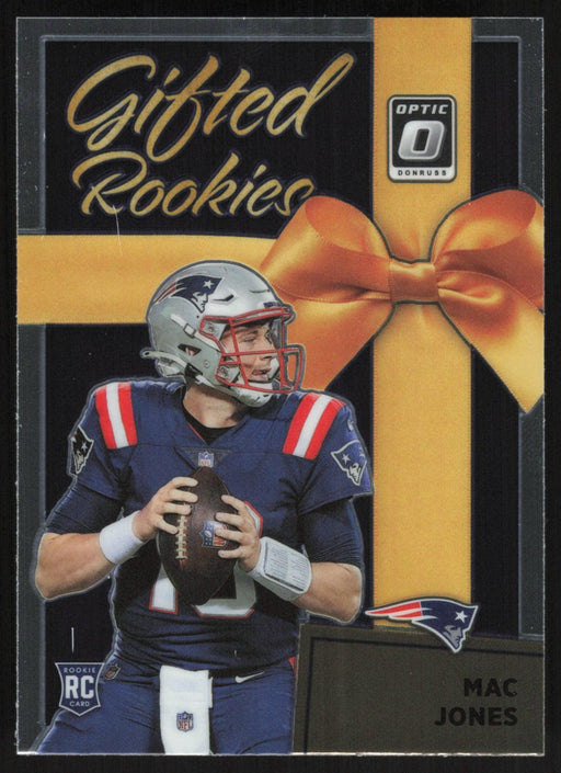 Mac Jones 2021 Donruss Optic Gifted Rookies # GR-6 RC New England Patriots - Collectible Craze America