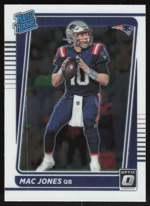 Mac Jones 2021 Donruss Optic Rated Rooke # 206 RC New England Patriots Base - Collectible Craze America