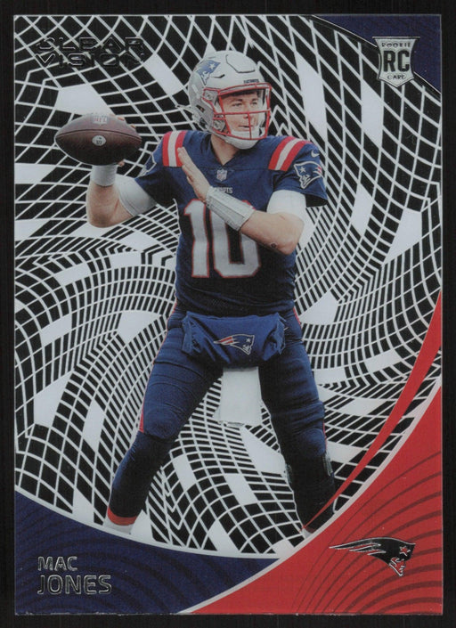 Mac Jones 2021 Panini Chronicles Clear Vision # CVR-12 RC New England Patriots - Collectible Craze America