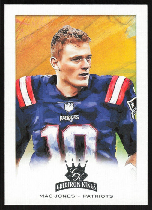 Mac Jones 2021 Panini Chronicles Gridiron Kings # GK-5 RC New England Patriots - Collectible Craze America