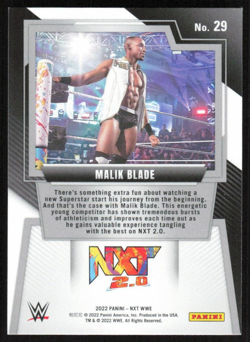 Malik Blade 2022 Panini NXT WWE # 29 RC Base NXT 2.0 - Collectible Craze America