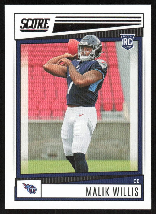 Malik Willis 2022 Panini Score Football # 305 RC Base Tennessee Titans - Collectible Craze America