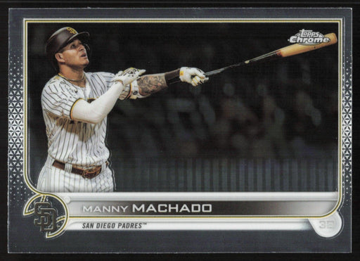 Manny Machado 2022 Topps Chrome Baseball # 90 San Diego Padres Base - Collectible Craze America