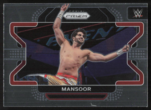 Mansoor 2022 Panini Prizm WWE # 66 Base SmackDown - Collectible Craze America