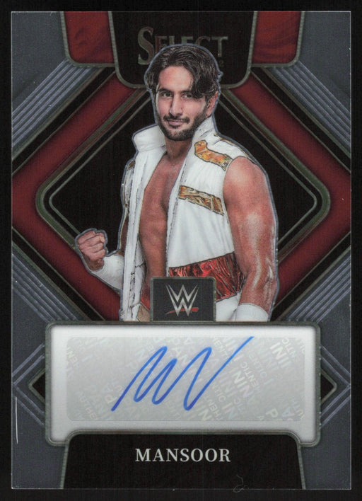 Mansoor 2022 Panini Select WWE # SG-MSR Signatures Auto Smack Down - Collectible Craze America