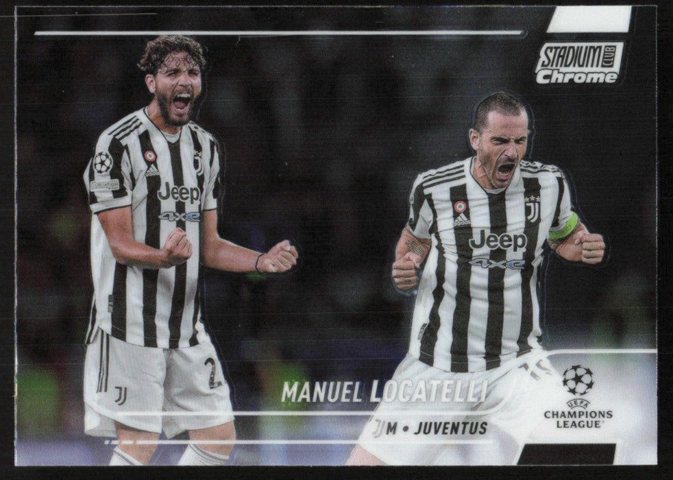 Manuel Locatelli 2021 Topps Stadium Club Chrome UEFA Champions League # 27 Juventus Base - Collectible Craze America