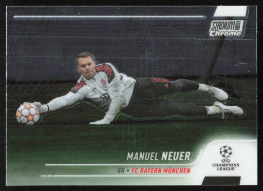 Manuel Neuer 2021 Topps Stadium Club Chrome UEFA Champions League # 1 FC Bayern München Base - Collectible Craze America