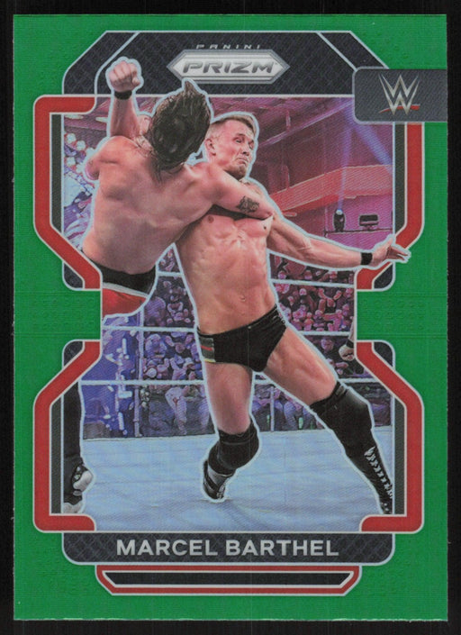 Marcel Barthel 2022 Panini Prizm WWE # 186 Green Prizm NXT 2.0 - Collectible Craze America