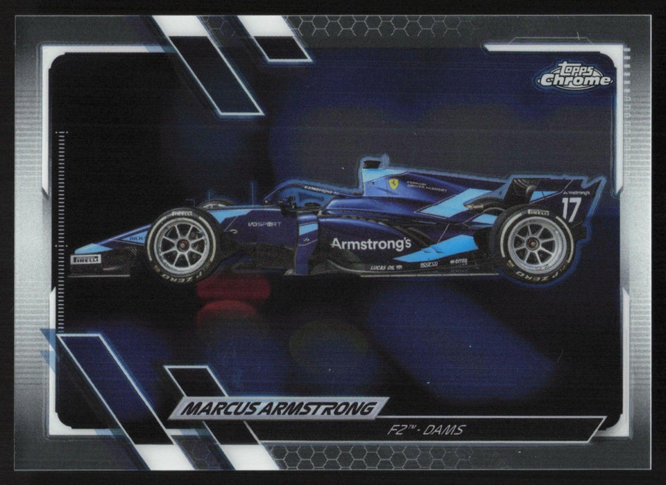 Marcus Armstrong 2021 Topps Chrome Formula 1 # 131 F2 - Dams - Collectible Craze America