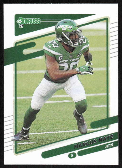 Marcus Maye 2021 Donruss Football # 44 New York Jets Base - Collectible Craze America