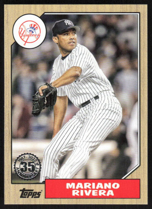 Mariano Rivera 2022 Topps Update 1987 Topps # 87TBU-42 New York Yankees - Collectible Craze America