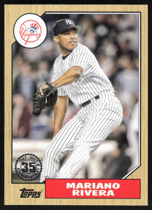 Mariano Rivera 2022 Topps Update # 87TBU-42 1987 Topps New York Yankees - Collectible Craze America