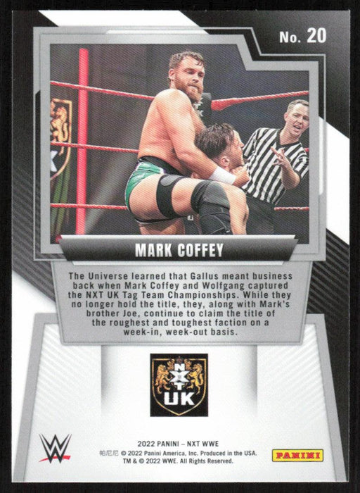 Mark Coffey 2022 Panini NXT WWE # 20 Base NXT UK - Collectible Craze America