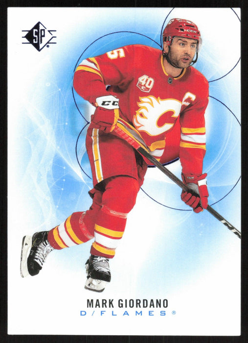 Mark Giordano 2020 SP Hockey # 42 Calgary Flames Blue Parallel - Collectible Craze America