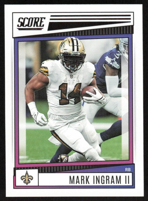 Mark Ingram II 2022 Panini Score Football # 59 Base New Orleans Saints - Collectible Craze America