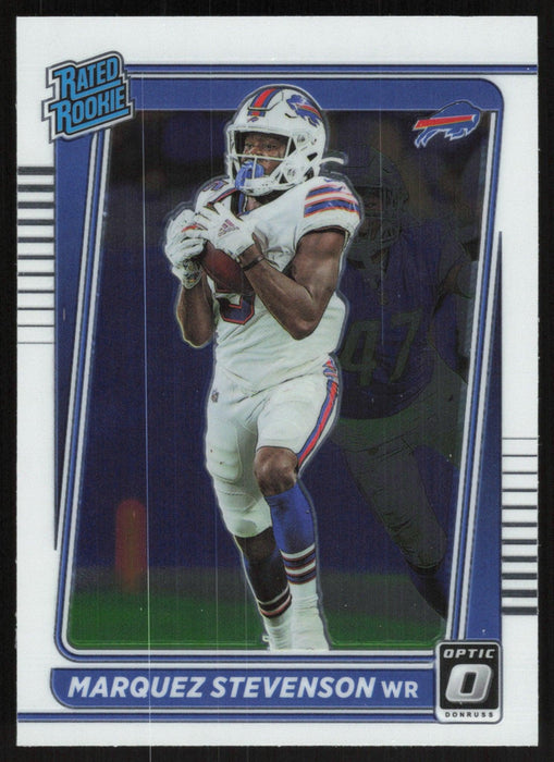 Marquez Stevenson 2021 Donruss Optic Rated Rooke # 257 RC Buffalo Bills Base - Collectible Craze America