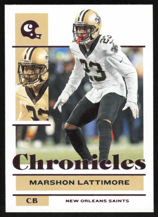 Marshon Lattimore 2021 Panini Chronicles # 61 Pink New Orleans Saints - Collectible Craze America