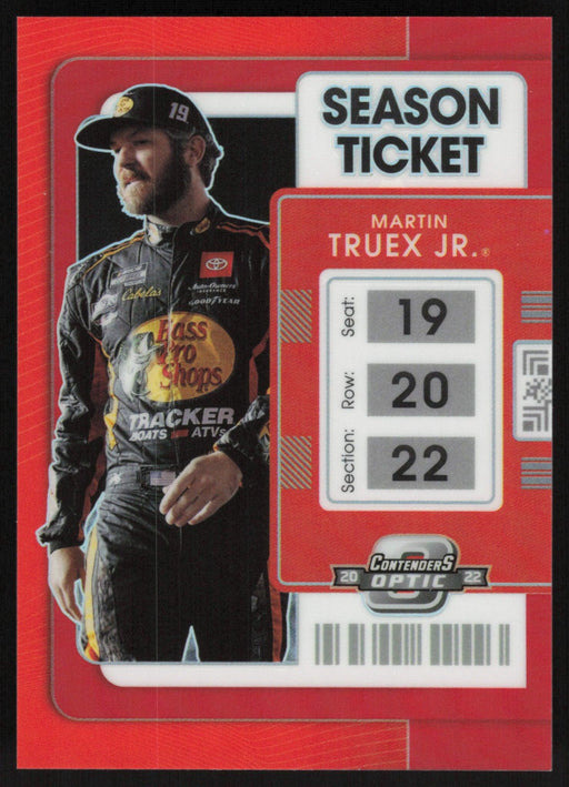 Martin Truex Jr. 2022 Panini Chronicles Racing Contenders Optic # 7 Red 18/99 - Collectible Craze America