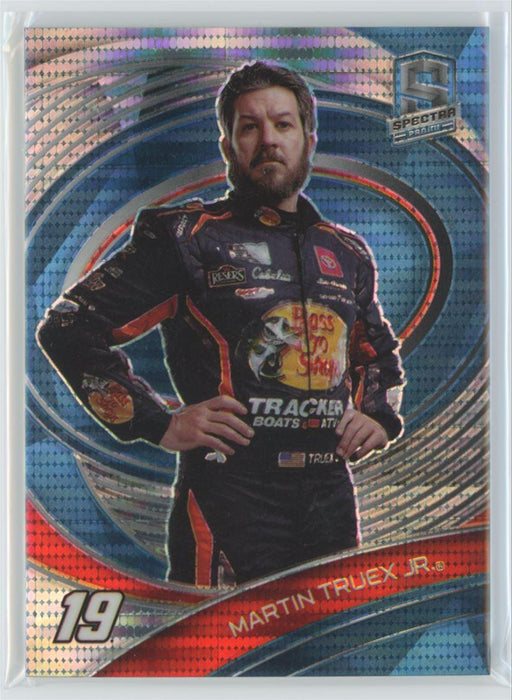 Martin Truex Jr. 2022 Panini Chronicles Racing Spectra # 37 Celestial Blue Prizm 77/99 - Collectible Craze America