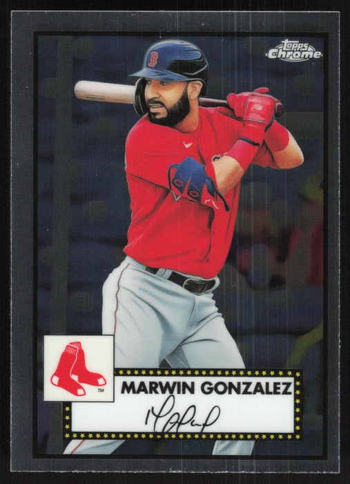 Marwin Gonzalez 2021 Topps Chrome Platinum Anniversary # 487 Boston Red Sox - Collectible Craze America