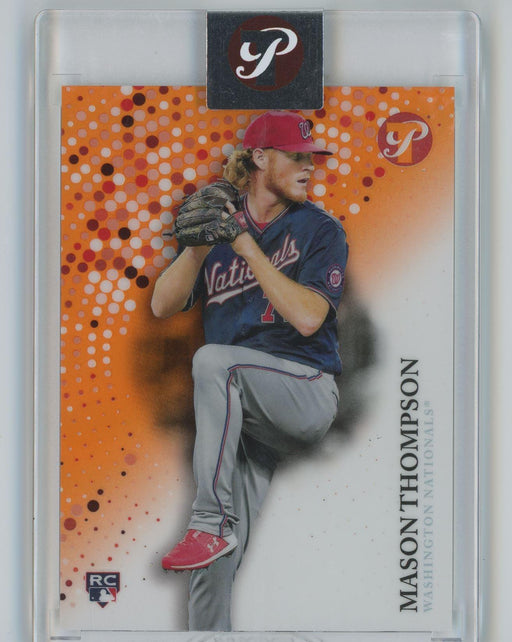 Mason Thompson 2022 Topps Pristine # 255 RC Pristine Orange Refractor 8/25 Washington Nationals - Collectible Craze America