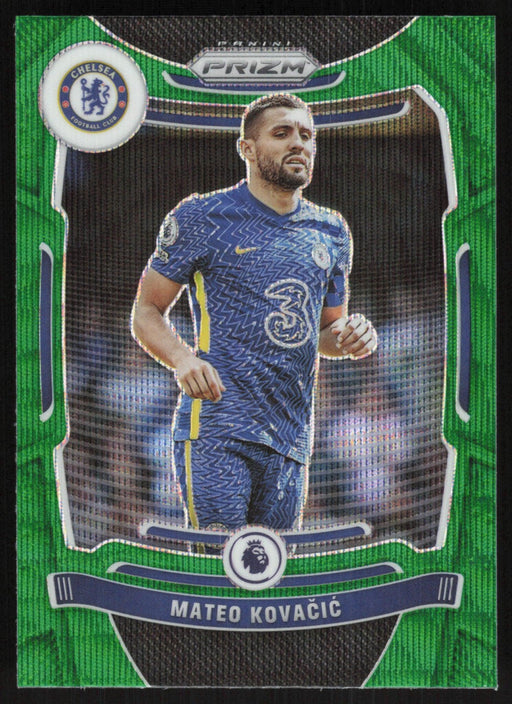 Mateo Kovacic 2021 Panini Prizm Premier League # 247 Green Wave Chelsea FC - Collectible Craze America