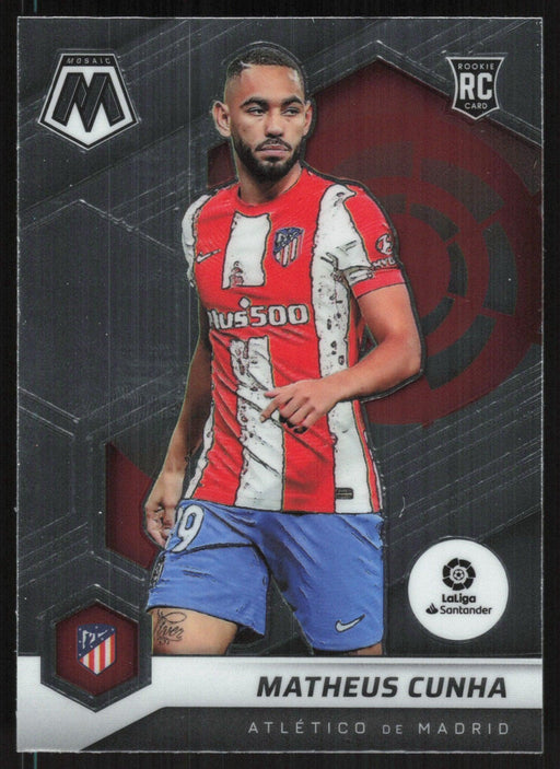 Matheus Cunha 2021 Panini Mosaic La Liga # 18 RC Atletico de Madrid Base - Collectible Craze America