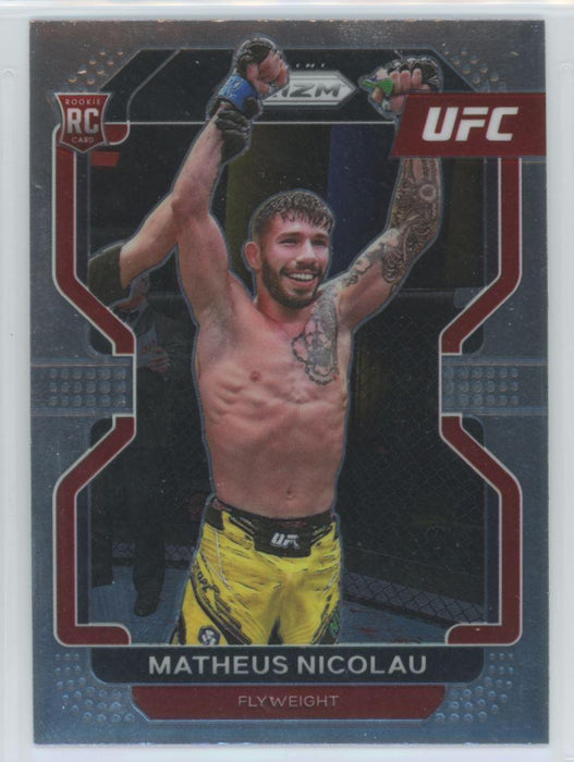 Matheus Nicolau 2022 Panini Prizm UFC # 168 RC - Collectible Craze America