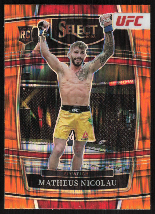 Matheus Nicolau 2022 Panini Select UFC # 83 RC Orange Flash - Collectible Craze America