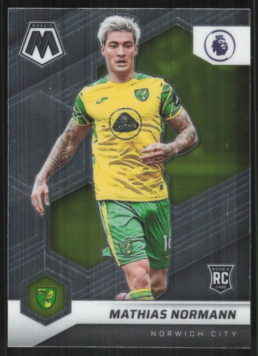 Mathias Normann 2021 Panini Mosaic Premier League # 96 RC Norwich City Base - Collectible Craze America