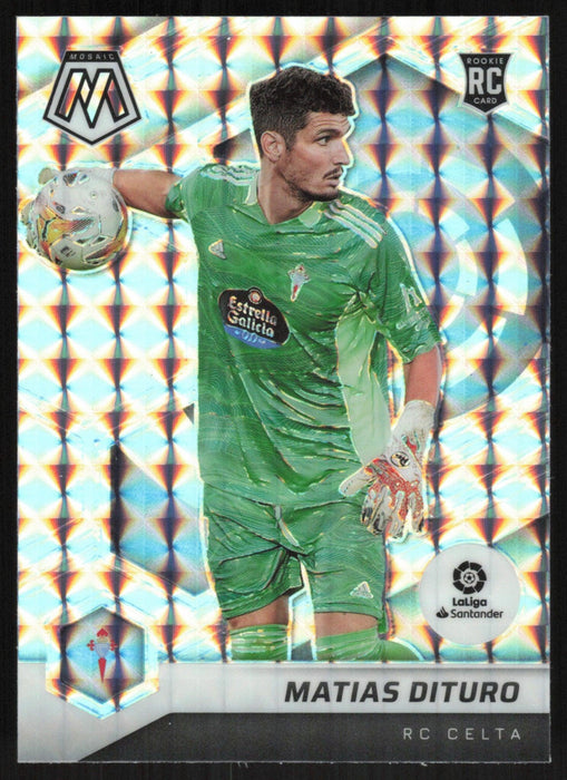 Matias Dituro 2021 Panini Mosaic La Liga # 156 RC Mosaic Prizm RC Celta - Collectible Craze America