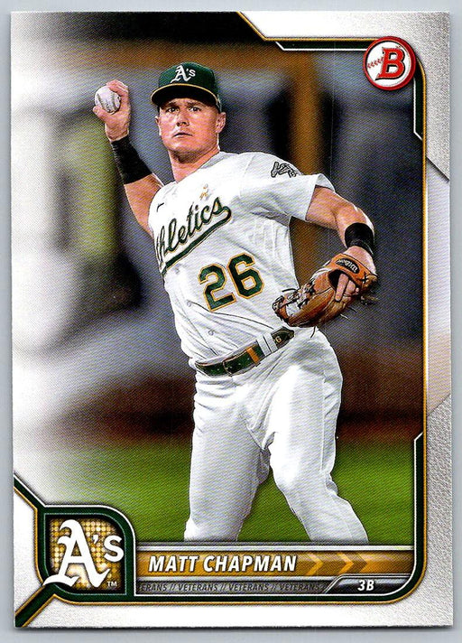 Matt Chapman 2022 Bowman # 77 Oakland Athletics - Collectible Craze America