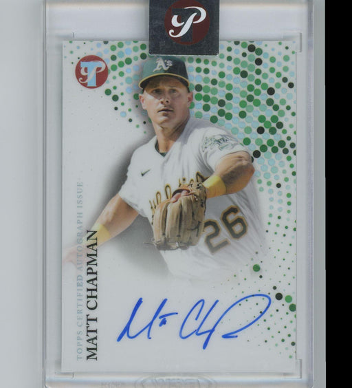 Matt Chapman 2022 Topps Pristine # PA-MC Pristine Oakland Athletics - Collectible Craze America